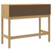 Măsuță consolă FLORO maro ceară 89,5x36,5x73 cm lemn masiv pin - WALTI WALTI