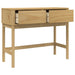 Măsuță consolă FLORO maro ceară 89,5x36,5x73 cm lemn masiv pin - WALTI WALTI