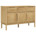 Dulap FLORO, maro ceară, 114x43x74 cm, lemn masiv pin - WALTI WALTI