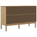Dulap FLORO, maro ceară, 114x43x74 cm, lemn masiv pin - WALTI WALTI