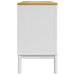 Dulap FLORO, alb, 114x43x74 cm, lemn masiv de pin - WALTI WALTI