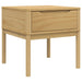 Măsuță de veioză FLORO maro ceară 55x55x54 cm lemn masiv pin - WALTI WALTI