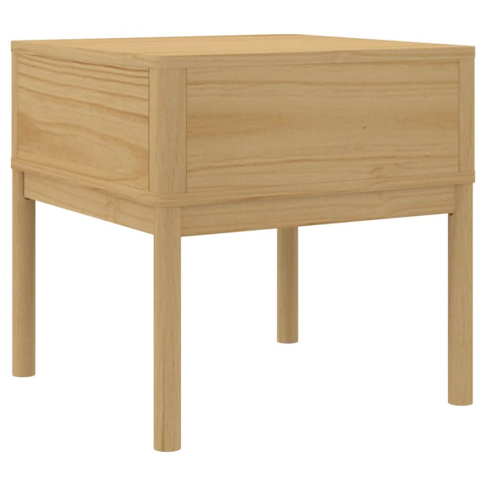 Măsuță de veioză FLORO maro ceară 55x55x54 cm lemn masiv pin - WALTI WALTI