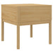 Măsuță de veioză FLORO maro ceară 55x55x54 cm lemn masiv pin - WALTI WALTI