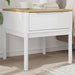 Măsuță de veioză FLORO alb 55x55x54 cm lemn masiv pin - WALTI WALTI