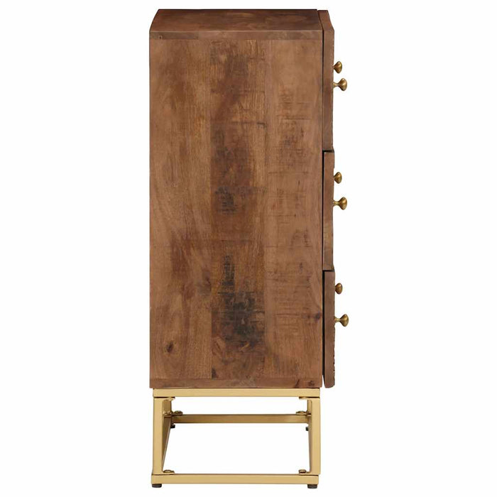 Dulap cu sertare 55x30x76 cm, lemn masiv de mango și fier - WALTI WALTI