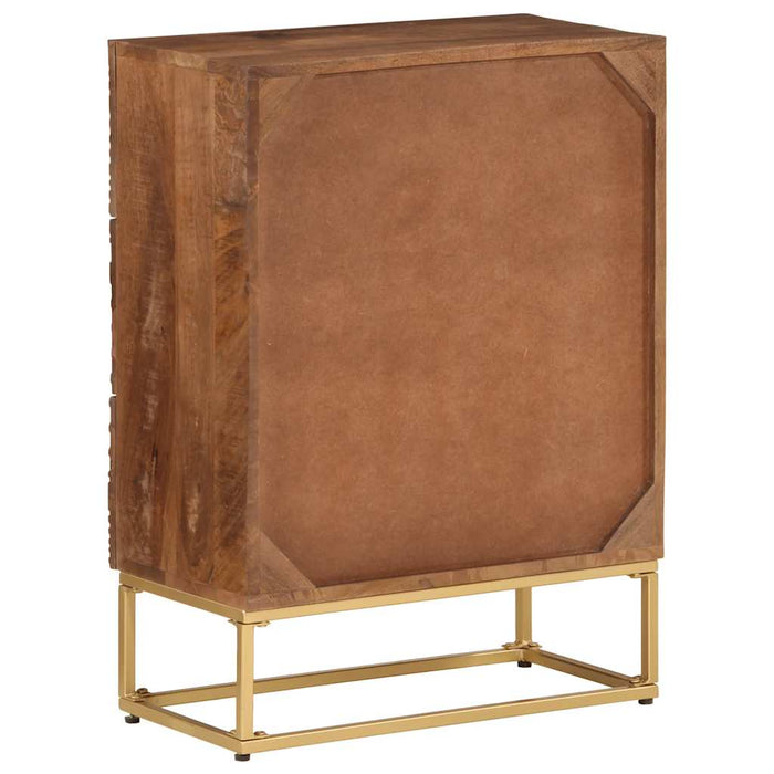 Dulap cu sertare 55x30x76 cm, lemn masiv de mango și fier - WALTI WALTI