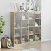 Bibliotecă cu uși stejar sonoma 136x37x142 cm lemn compozit - WALTI WALTI