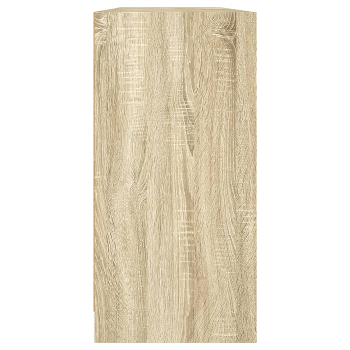 Bibliotecă cu uși stejar sonoma 204x37x75 cm lemn compozit - WALTI WALTI