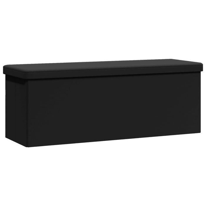 Bancă de depozitare, negru, PVC WALTI