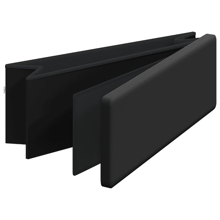 Bancă de depozitare, negru, PVC WALTI