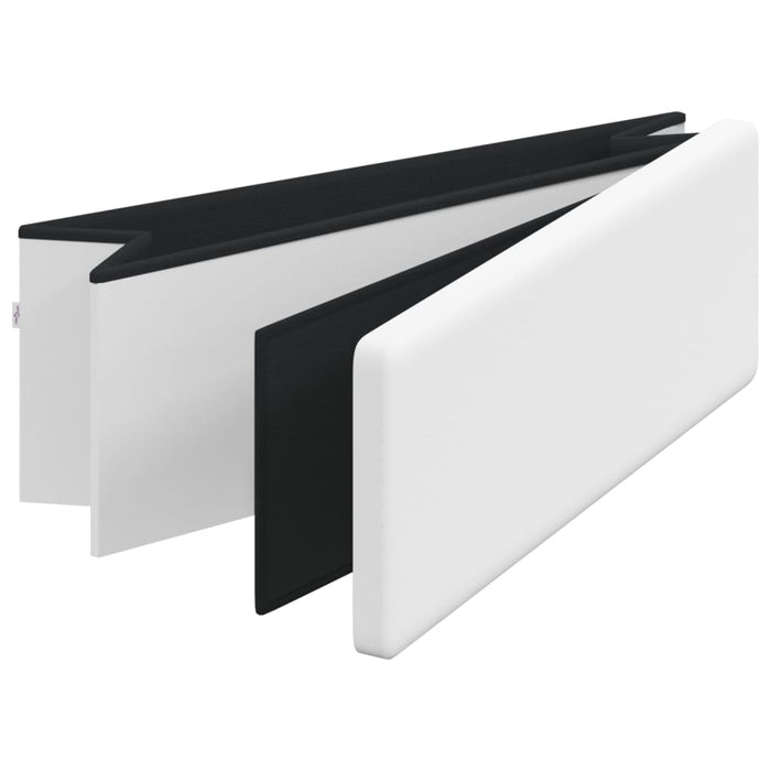 Bancă de depozitare pliabilă, alb, PVC WALTI