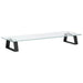 Suport de monitor, negru, 60x20x8 cm, sticlă securizată/ metal - WALTI WALTI