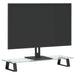 Suport de monitor, negru, 60x20x8 cm, sticlă securizată/ metal - WALTI WALTI