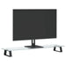Suport de monitor, negru, 80x20x8 cm, sticlă securizată/ metal - WALTI WALTI