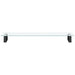 Suport de monitor, negru, 80x20x8 cm, sticlă securizată/ metal - WALTI WALTI