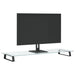 Suport de monitor, negru, 100x35x8 cm, sticlă securizată/ metal - WALTI WALTI