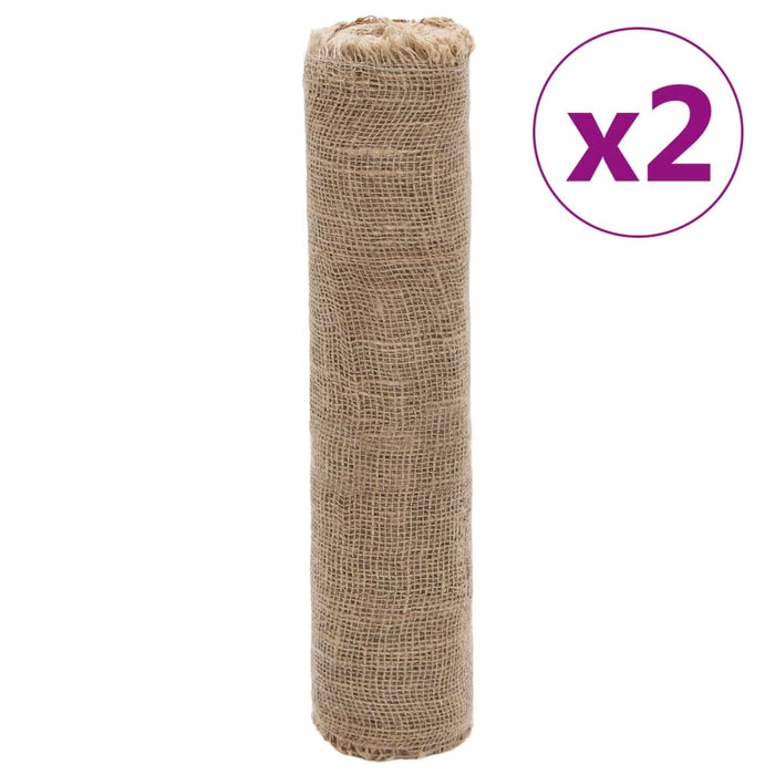 Rulouri de iută, 2 buc., 0,5x50 m, iută 100%, 200 g/m² WALTI