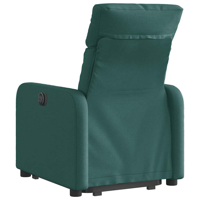 Fotoliu rabatabil ridicare pe verticală, verde închis, textil WALTI