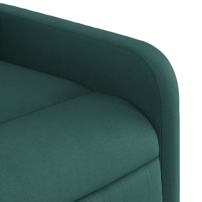 Fotoliu rabatabil ridicare pe verticală, verde închis, textil WALTI