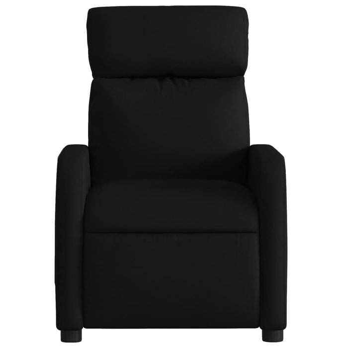 Fotoliu reclinabil cu masaj, material textil negru - WALTI WALTI