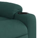 Fotoliu reclinabil cu masaj, verde închis, material textil - WALTI WALTI