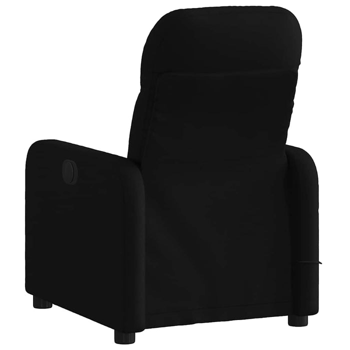 Fotoliu reclinabil cu masaj, material textil negru - WALTI WALTI