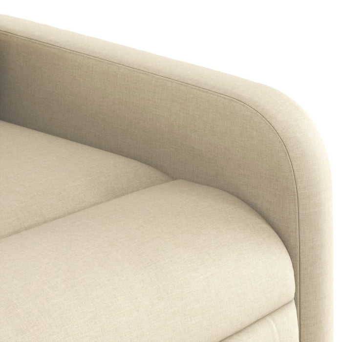 Fotoliu de masaj reclinabil, material textil crem - WALTI WALTI