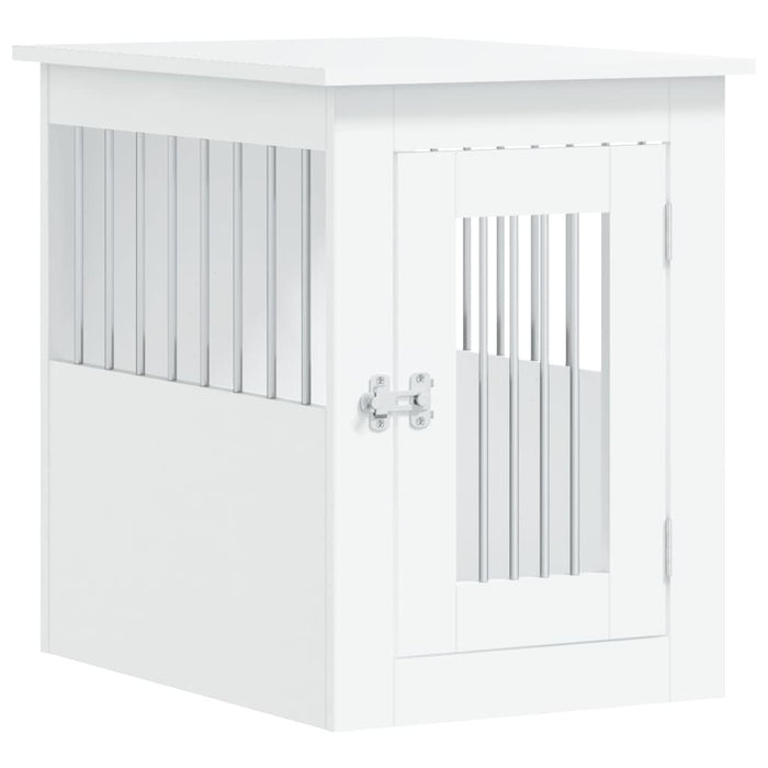 Mobilier tip ladă pentru câini, alb, 45x62x59 cm lemn prelucrat - WALTI WALTI