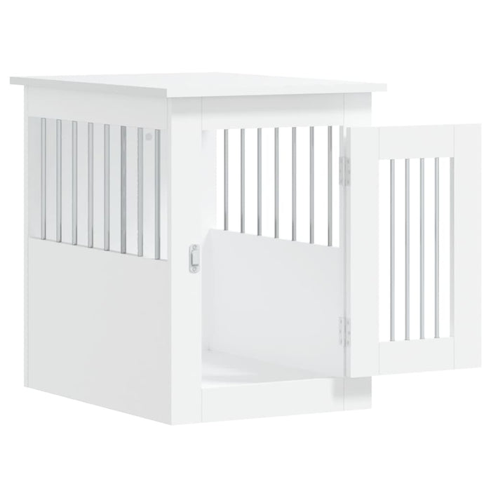 Mobilier tip ladă pentru câini, alb, 45x62x59 cm lemn prelucrat - WALTI WALTI