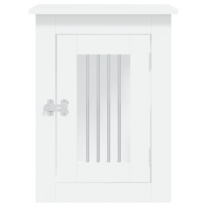 Mobilier tip ladă pentru câini, alb, 45x62x59 cm lemn prelucrat - WALTI WALTI
