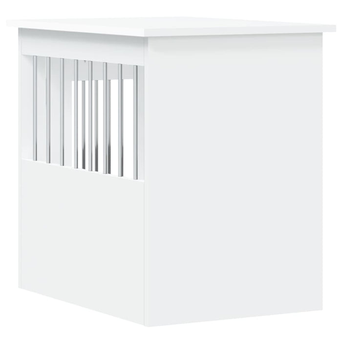 Mobilier tip ladă pentru câini, alb, 45x62x59 cm lemn prelucrat - WALTI WALTI