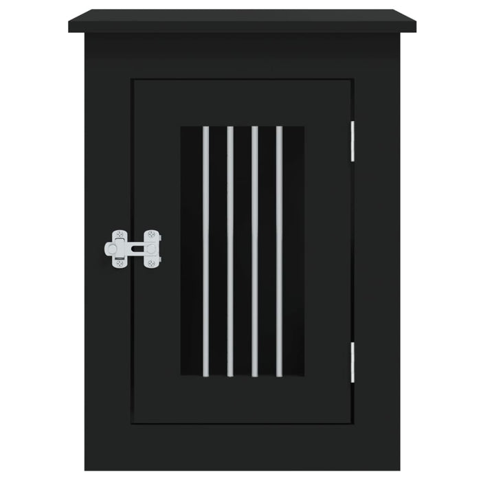 Mobilier tip ladă pentru câini negru 45x62x59 cm lemn prelucrat - WALTI WALTI