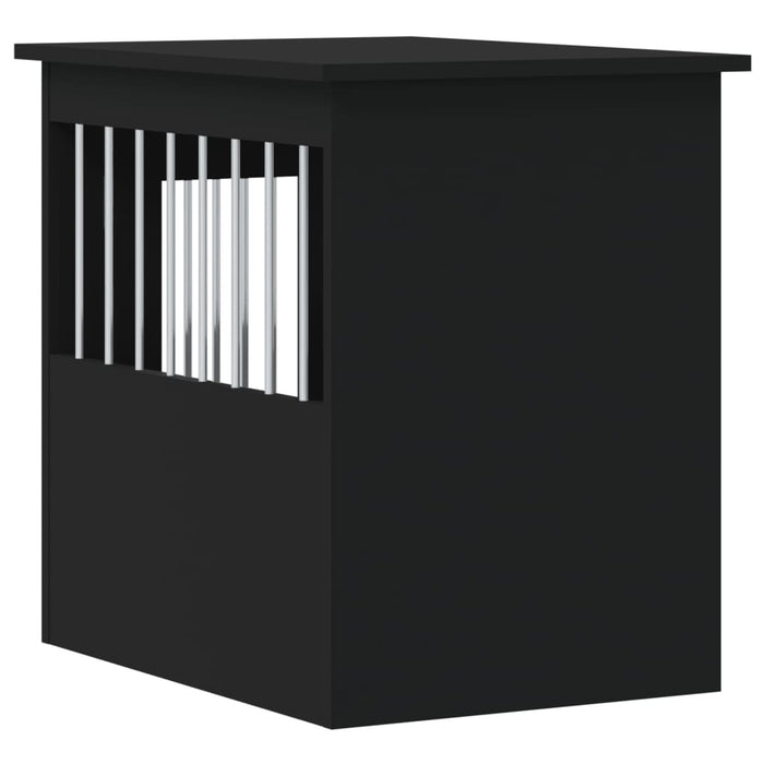 Mobilier tip ladă pentru câini negru 45x62x59 cm lemn prelucrat - WALTI WALTI