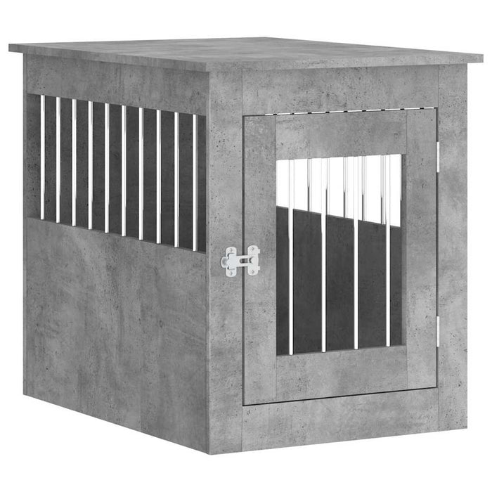 Ladă pentru câini, gri beton, 55x75x65 cm, lemn compozit - WALTI WALTI
