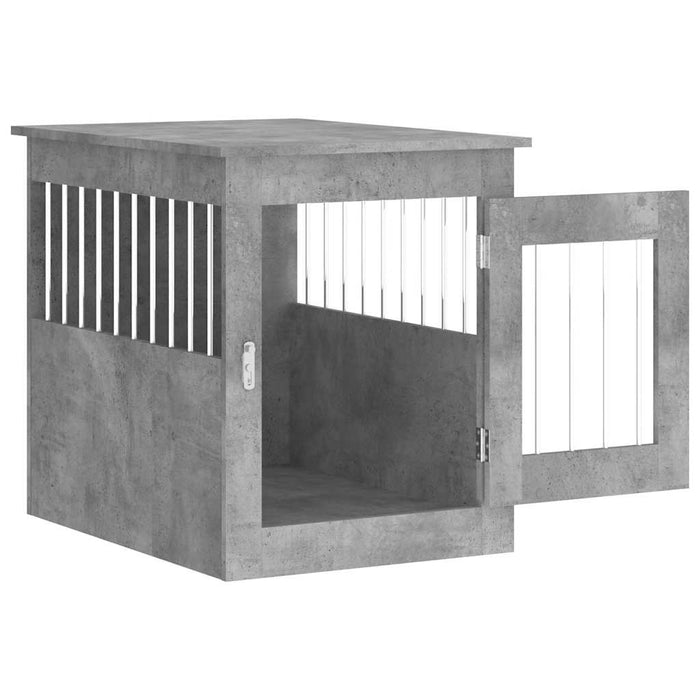Ladă pentru câini, gri beton, 55x75x65 cm, lemn compozit - WALTI WALTI