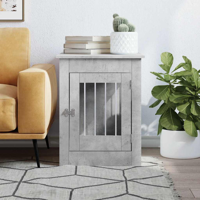 Ladă pentru câini, gri beton, 55x80x68 cm, lemn compozit - WALTI WALTI