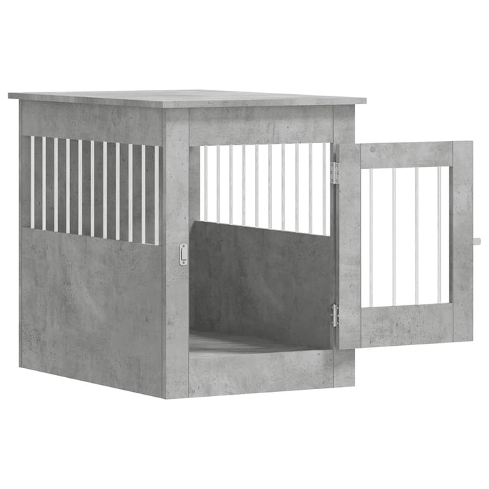 Ladă pentru câini, gri beton, 55x80x68 cm, lemn compozit - WALTI WALTI
