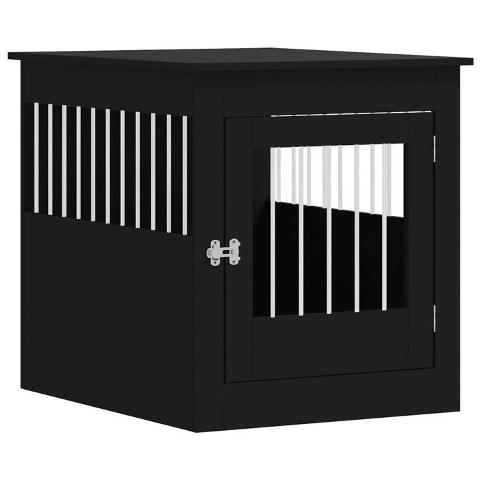 Ladă pentru câini, negru, 64,5x80x71 cm, lemn compozit - WALTI WALTI