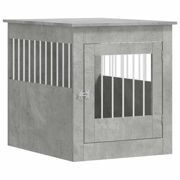Ladă pentru câini, gri beton, 64,5x80x71 cm, lemn compozit - WALTI WALTI