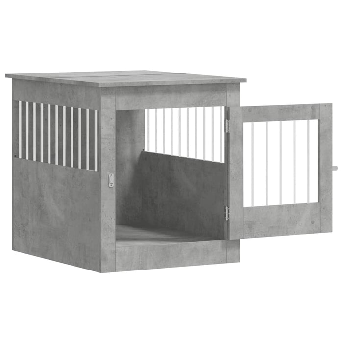 Ladă pentru câini, gri beton, 64,5x80x71 cm, lemn compozit - WALTI WALTI