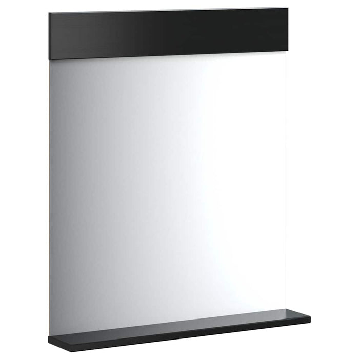Set mobilier de baie „BERG”, 2 piese, negru, lemn masiv de pin - WALTI WALTI