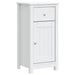 Set mobilier baie, 3 piese, „BERG”, alb, lemn masiv de pin - WALTI WALTI
