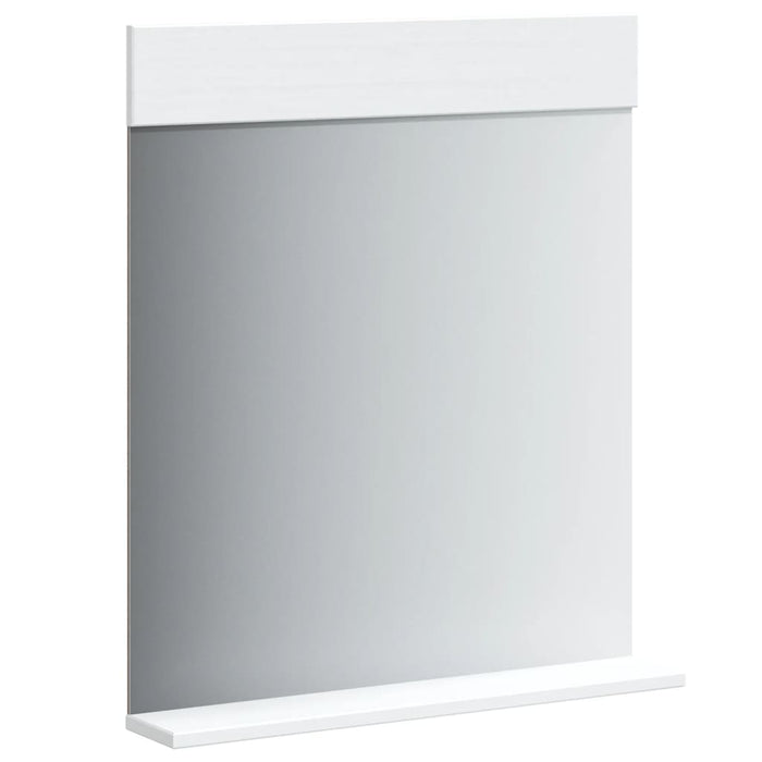 Set mobilier baie, 3 piese, „BERG”, alb, lemn masiv de pin - WALTI WALTI