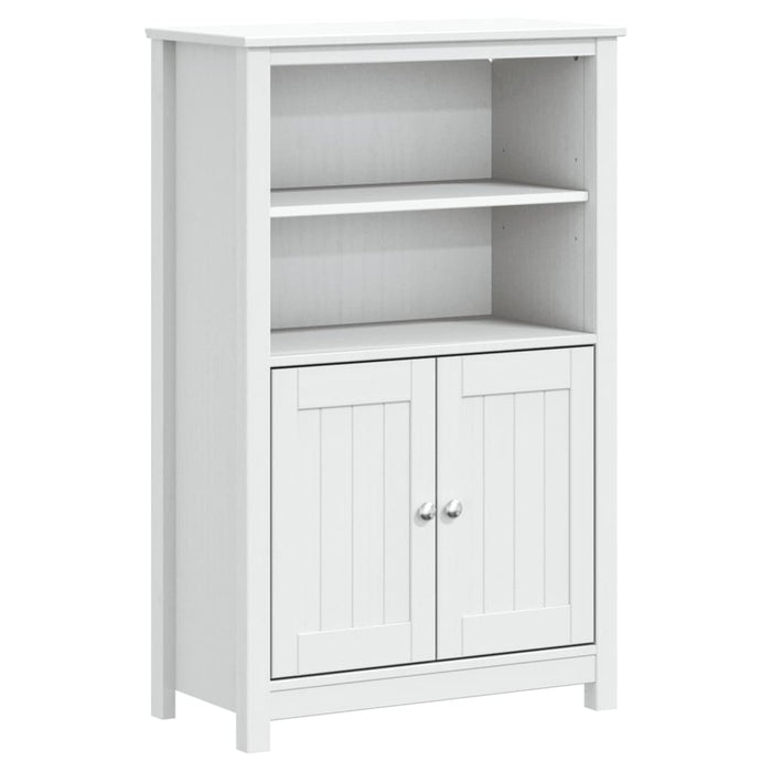 Set mobilier baie, 3 piese, „BERG”, alb, lemn masiv de pin - WALTI WALTI