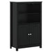 Set mobilier baie, 3 piese, „BERG” , negru, lemn masiv de pin - WALTI WALTI