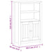 Set mobilier baie, 3 piese, „BERG” , negru, lemn masiv de pin - WALTI WALTI