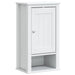 Set mobilier baie, 3 piese, „BERG”, alb, lemn masiv de pin - WALTI WALTI