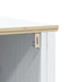 Set mobilier baie, 3 piese, „BERG”, alb, lemn masiv de pin - WALTI WALTI