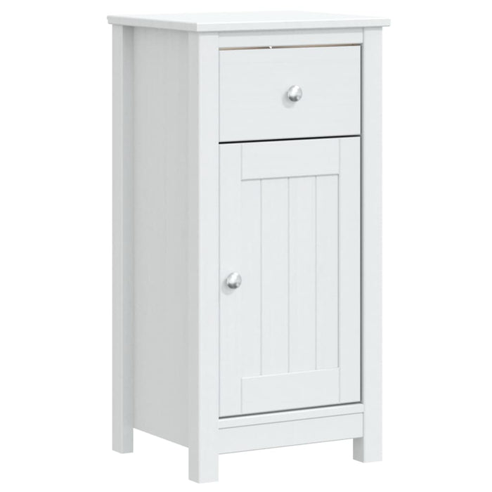 Set mobilier baie BERG, 4 piese, alb, lemn masiv de pin - WALTI WALTI
